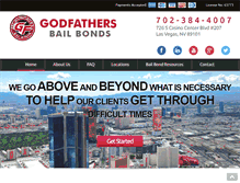 Tablet Screenshot of godfathersbailagency.com